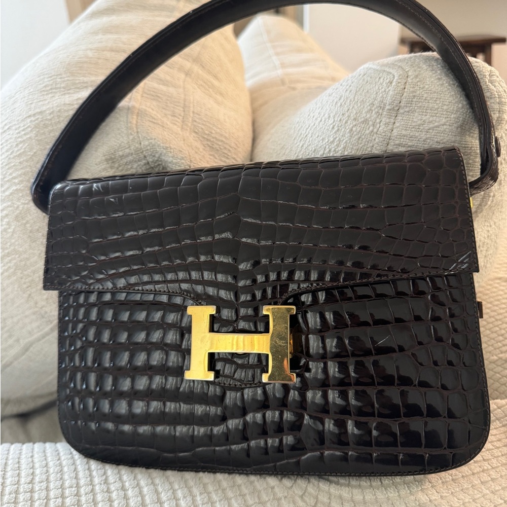 Italian Piero Acutis Ligator Purse